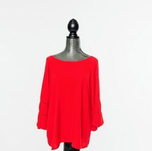 Elegant Red Women's Top